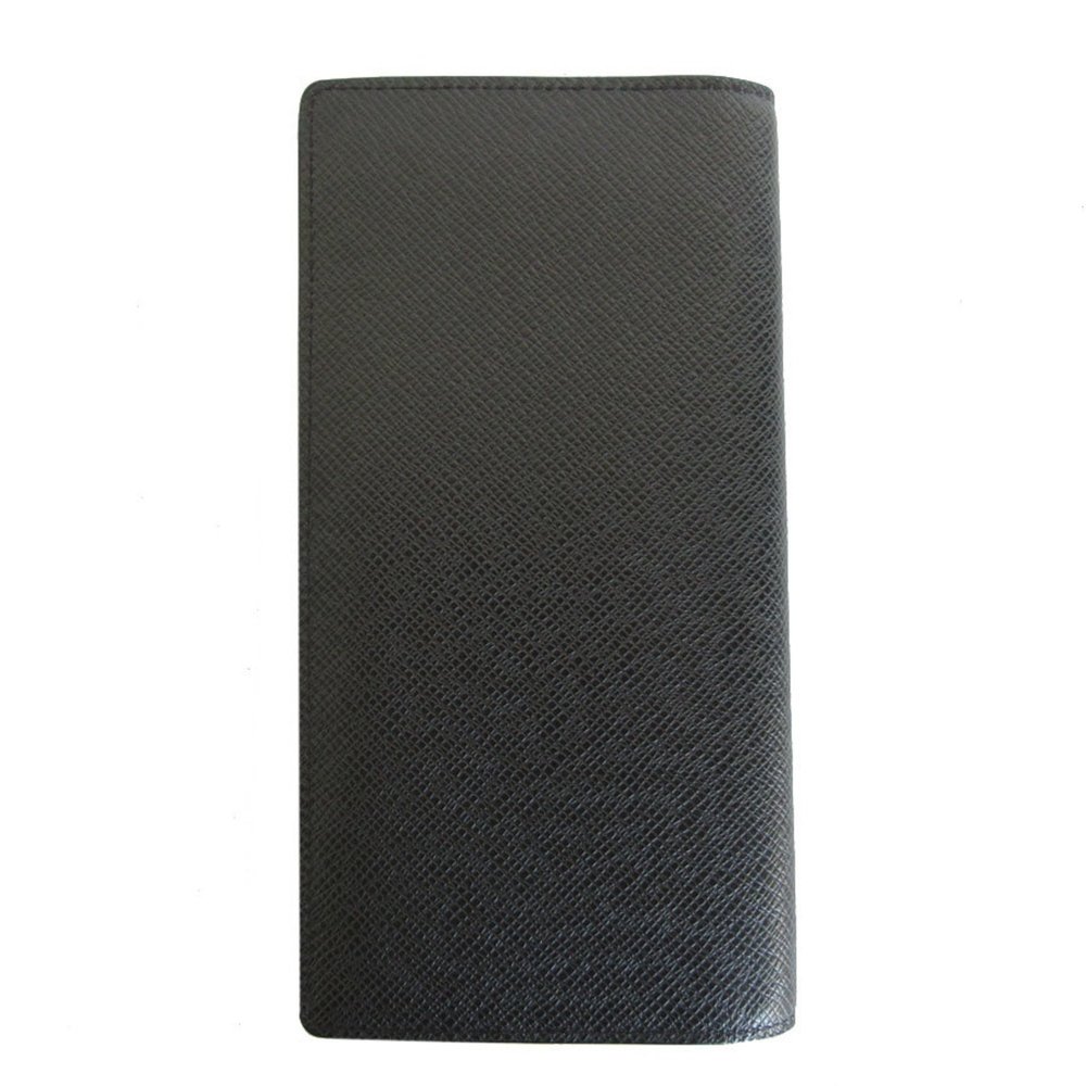 Louis Vuitton LOUIS VUITTON Bi-fold long wallet Taiga Portefeuille Brazza Bla... - Picture 2 of 5